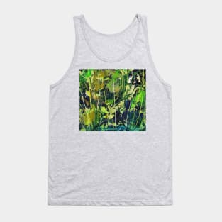 Green abstract Tank Top